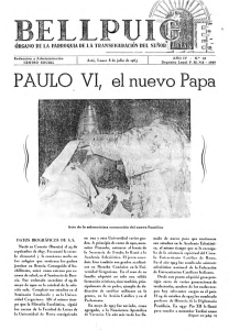 PAULO VI, el nuevo Papa