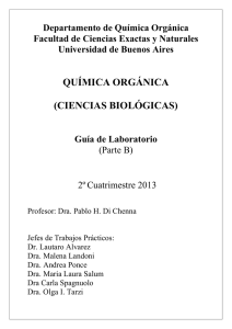Guía Laboratorio - Departamento de Química Orgánica
