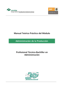 Manual Teórico Práctico del Módulo Administración de la