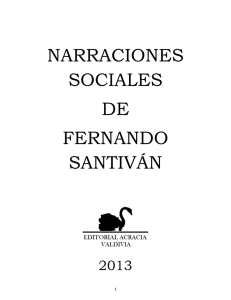 NARRACIONES SOCIALES DE FERNANDO SANTIVÁN