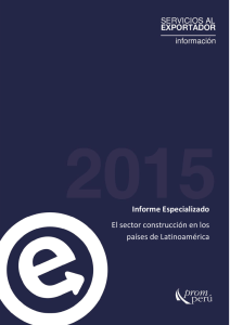 El Sector Construcción en los Países de Latinoamérica 2015