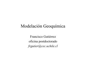 Modelación Geoquímica - U