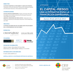 el capital-riesgo - Universidad CEU San Pablo