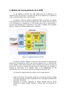 5. Modelo de funcionamiento de la KVM.