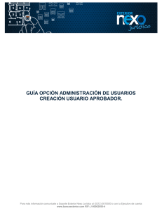 Guía para Crear Usuario Aprobador