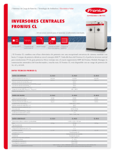 INVERSORES CENTRALES FRONIUS CL