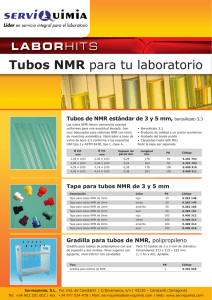Tubos NMR para tu laboratorio
