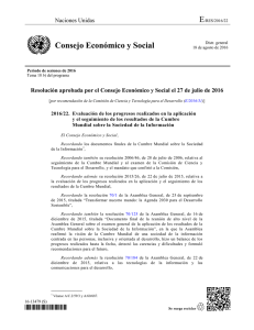 E/RES/2016/22 Resolution adopted by the Economic and