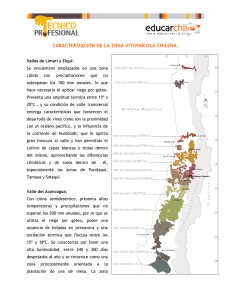 Caracterizacion zona vitivinicola chilena