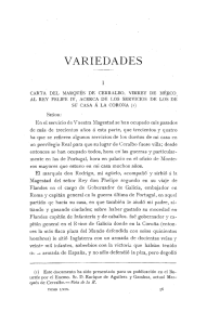 Carta del Marqués de Cerralbo, Virrey de México, al rey Felipe IV