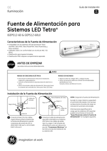 Fuente de Alimentación para Sistemas LED Tetra