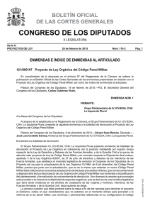 enmiendas al articulado - Congreso de los Diputados