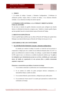 UD II Tema 1 El contrato de trabajo