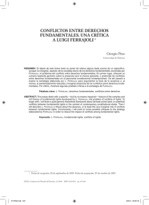 pdf Conflictos entre derechos fundamentales. Una crítica a Luigi