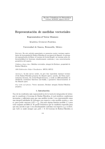 Representación de medidas vectoriales