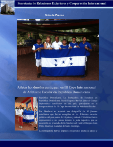 Atletas hondureños participan en III Copa Internacional de Atletismo