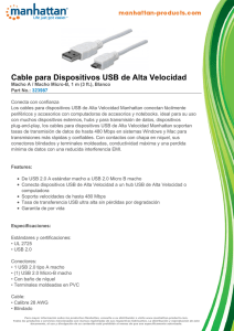 Cable para Dispositivos USB de Alta Velocidad