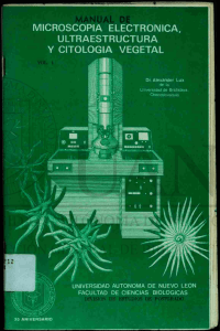 Manual de microscopia electrónica, ultraestructura y citología vegetal
