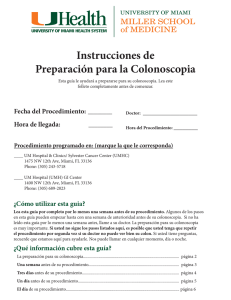 Instrucciones de Preparación para la Colonoscopia