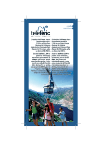 El teleférico Vall Fosca , ofrece la aventura de acceder a 2.200 m