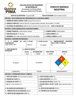 FOSFATO TRISÓDICO DODECAHIDRATADO