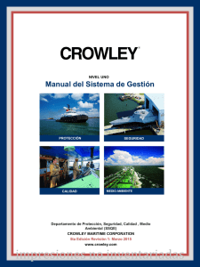 Crowley Manual del Sistema de Gestion (MSM)