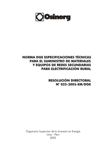 RD N° 025-2003