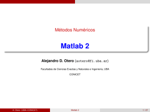 Métodos Numéricos 1cm Matlab 2