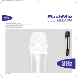 HHB FlashMic Manual V4 Spanish Only: Web