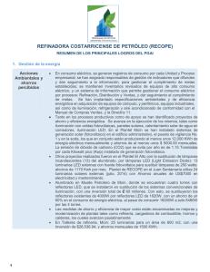 refinadora costarricense de petróleo (recope)
