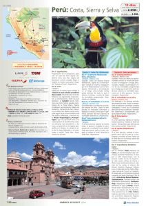Perú: Costa, Sierra y Selva