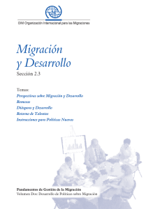Migración y Desarrollo - Conferencia Regional sobre Migración