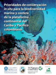 Prioridades de conservación in situ para la biodiversidad marina y