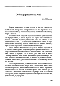 Duchamp: pensar ready-made