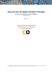 Guía de Uso de Redes Sociales Virtuales para las Administraciones