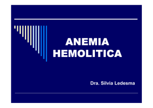 anemia hemolitica