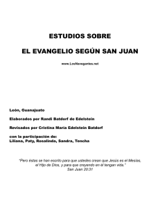 Estudios sobre el Evangelio según San Juan