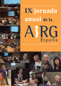 IX jornada anual de la - AIRG-E