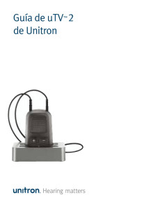 Guía de uTV™ 2 de Unitron