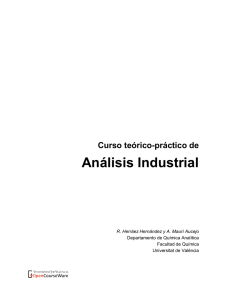 Curso teórico-práctico de Análisis Industrial - OCW-UV