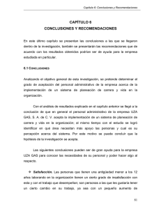 CAPÍTULO 6 CONCLUSIONES Y RECOMENDACIONES