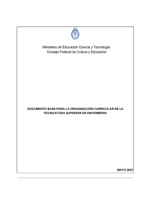 Ministerio de Educación Ciencia y Tecnología Consejo Federal de