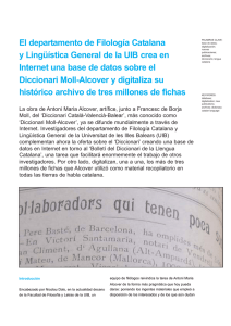 Bolletí castellano Quark.qxp - Universitat de les Illes Balears