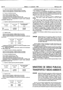 MINISTERIO DE OBRAS PUBLICAS, TRANSPORTES Y MEDIO