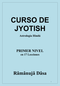 Curso De Jyotish Astrologia Hindu N1