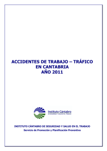 accidentes de trabajo – tráfico en cantabria año 2011