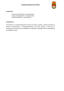 Comisión Especial de Cuentas Ayuntamiento de Monda