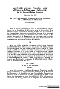Decreto 965 - Aprobación Acuerdo Financiero entre el Gobierno de