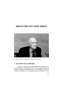 hacia una ley civil vasca - AVD · ZEA · Academia Vasca de Derecho