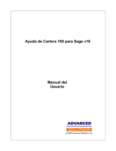 Manual Cartera 100 v15 - Gestione cobros y pagos de forma más